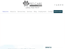 Tablet Screenshot of fourpawsmiami.com